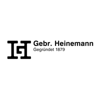 logo gebrüder heinemann schwarze schrift auf weissem grund
